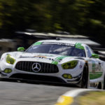 Wyścigowy Mercedes-AMG GT na torze Road Atlanta